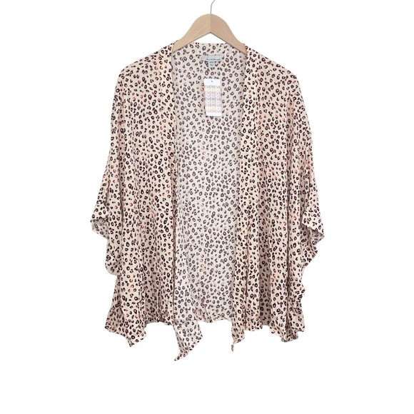 Allison Joy Leopard Print Kimono XS/S - Picture 1 of 7